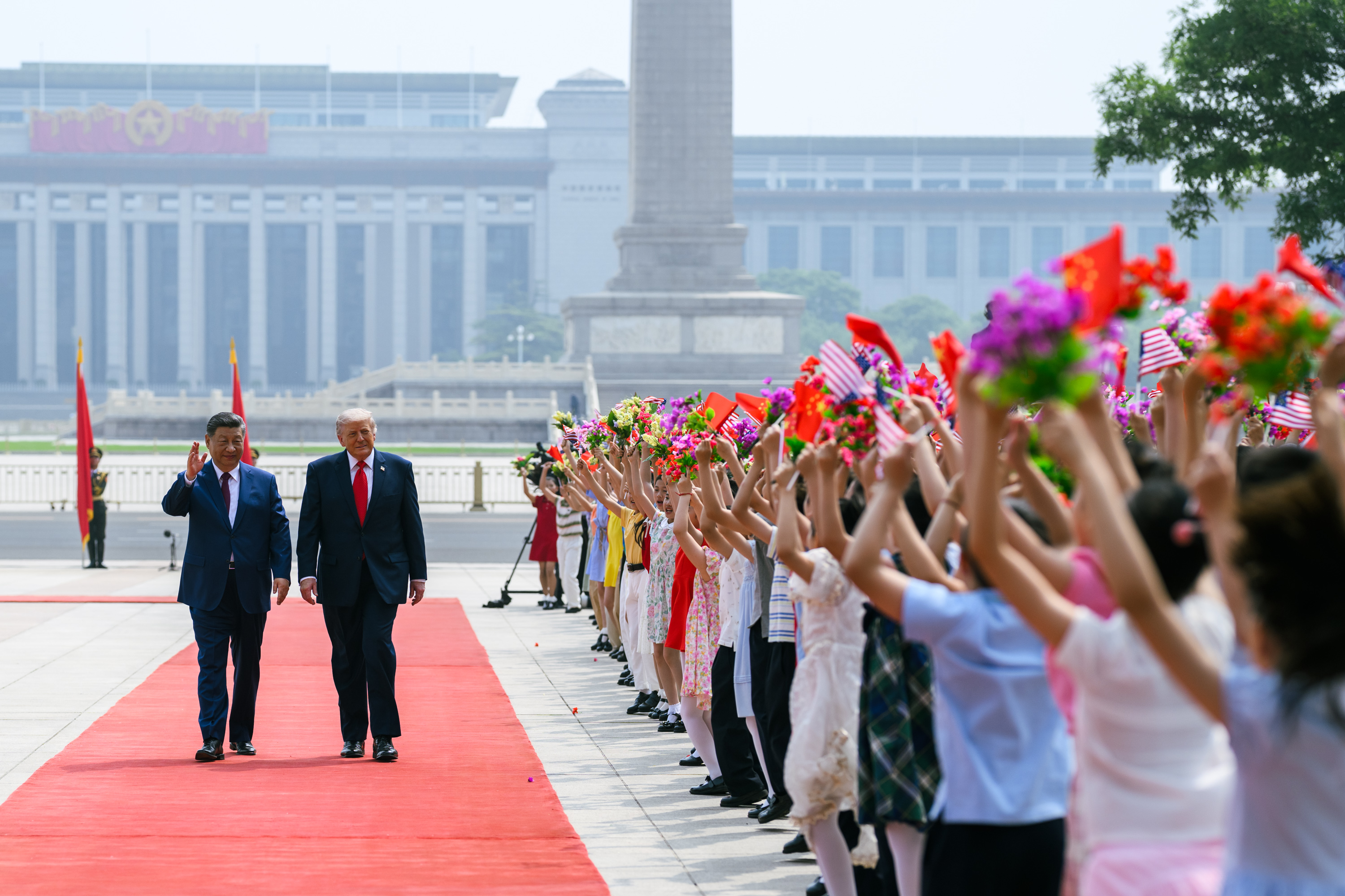 Rencontre de Donald Trump en Chine